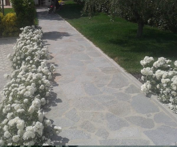 camminamento su giardino